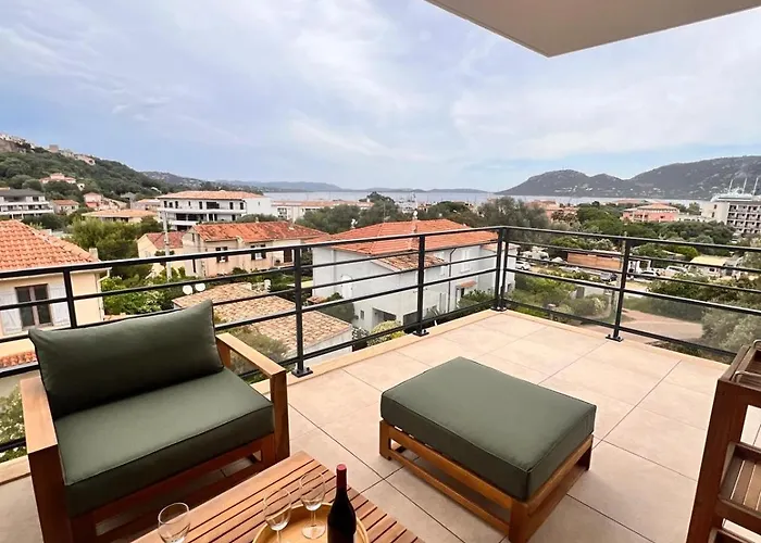 شقة Casa Vista Splendide Vue Sur Le Golfe بورتو فيكشْيو